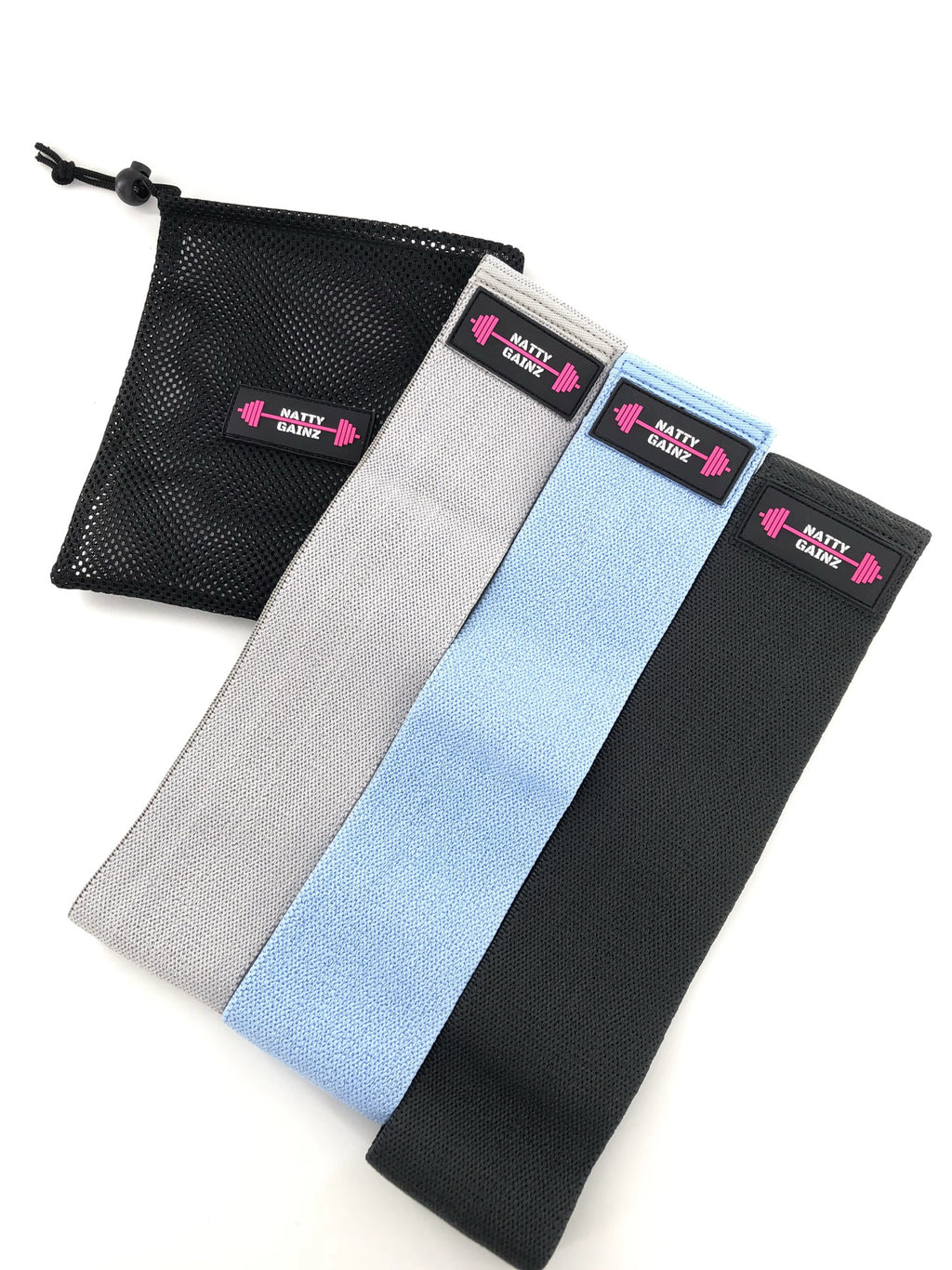 Resistance Booty Bands - 3 Pack Progressive Training Set by (Natty Gainz)