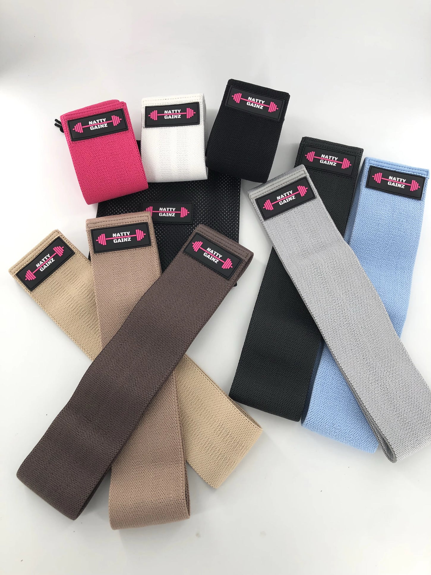 Resistance Booty Bands - 3 Pack Progressive Training Set by (Natty Gainz)